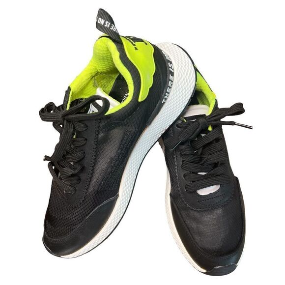 John Richmond Black & Lime Green Running Shoe Born in England NWOB Size 8 - Picture 2 of 9